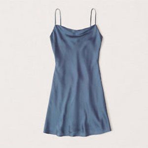 Abercrombie Cowl Neck Satin Slip Dress